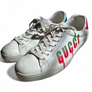 GUCCI ACE BLADE Low Top Sneakers Size 9
